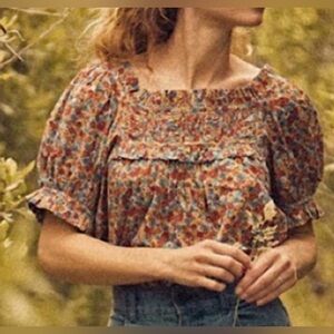 DOEN Frances blouse wildflower meadow - M